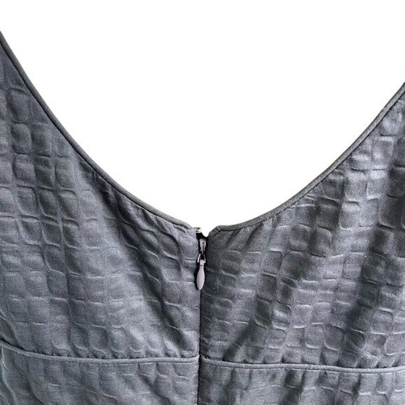 Womens J Crew Gray Textured Sleeveless Midi Dress Size Small c - Picture 8 of 9